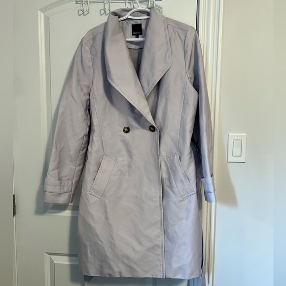 Lilac Purple Trench Coat - Picture 2 of 7